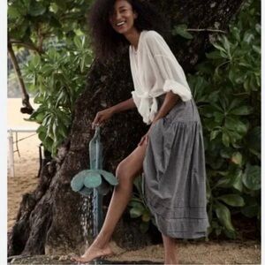 Doen Sebastiane Skirt in La Maddalena Gingham size XL